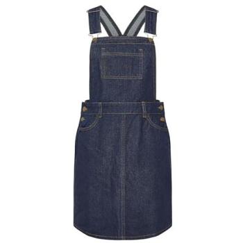 Pixie Petite Indigo Denim Flounce Dress