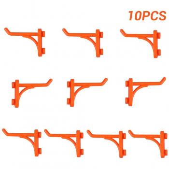 10pcs Wall-Mounted Hardware Storage Hooks
