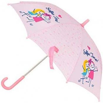 Paraguas Safta Glowlab Kids, 430 mm, estampado de amigos