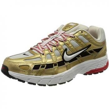 Nike Damen W P-6000 Sportschuh – Light Bone Summit Weiß Metallic Gold, EU 37,5