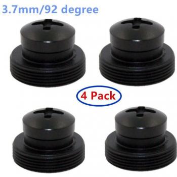 Wide-Angle 92° CCTV Camera Screw with 3.7mm Lens and M12 x 0.5