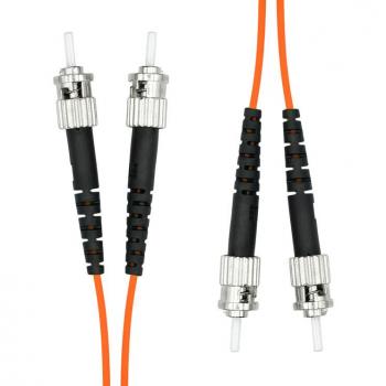 ProXtend 0.5M OM1 Duplex Fiber Cable with ST Connectors