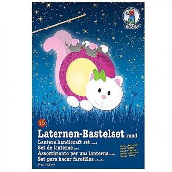 Round Kittens Lantern Crafting Set (Ø 218mm)