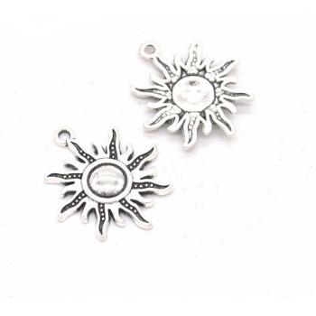 Tela con Sol de Metal en Tres Colores para Coser y Decorar Joyas