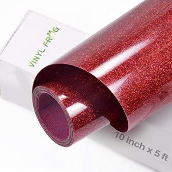 Scarlet Glimmer Frog Heat‑Press Material