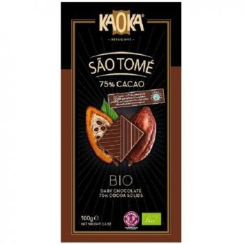 Kaoka 75 % Chocolat Noir Sao Tomé 100g