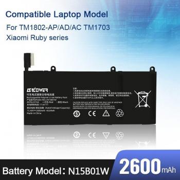 Xiaomi MI Air Laptop Battery GTX1050 Ruby Timi TM1703 R13B01W G15B01W R10B01W N15B01W 13.3 12.5 15.6