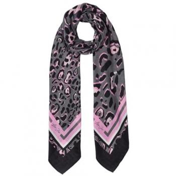 Liu Jo Animal Print Tuch Schwarz Multicolor Damen