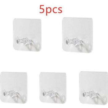 Ganchos de Pared con Ventosa y Doble Cara