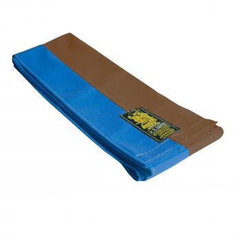 Blau/Braunes Fajín Kampfsport von Daimyo 7/231 – 300 cm