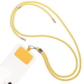 Gelber 4Smarts Kettenhalter für Handy