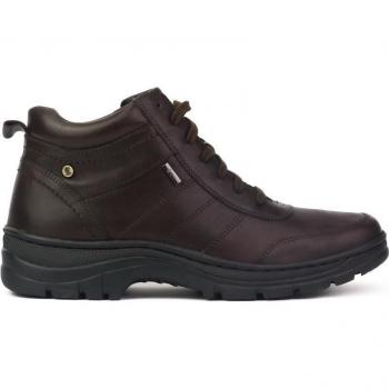 Botines de hombre de piel marrón oscuro Coronel Tapiocca