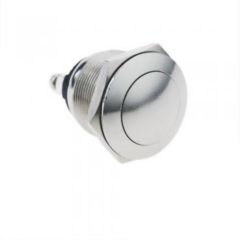 Poussoir Momentané 19mm 1NO 400V 10A Nickelé
