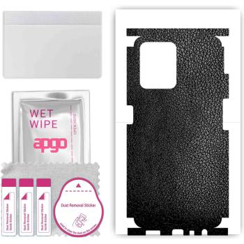 Realme C35 Total Coverage Skin – Sleek Black Leather Finish