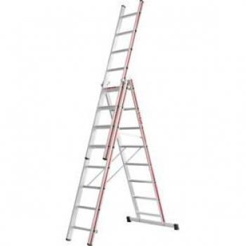 Hymer Red Line 3×8 Working Height Aluminum Ladder