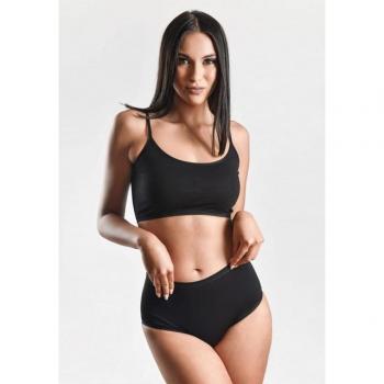 Diademita Basic Max Taillenslip Hipster – 5‑Stück-Set (Schwarz)