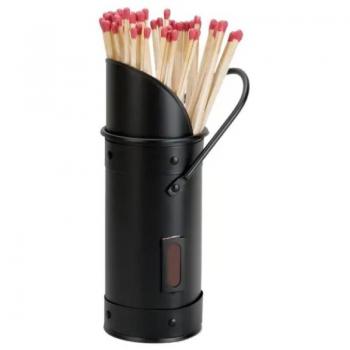 Black Match Holder with Extra-long Matches