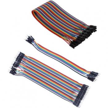 40er Set Weibliche Steckbrett Jumper Kabel