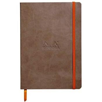 Rhodia Notizbuch Flex A5, 2 Stück, liniert, 80 Blatt, maulwurfsgrau
