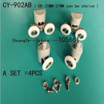 Shower Door Runners Wheels 4PCS CY-902AB