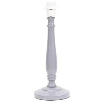 Victoria Traditional Grey Wood Table Lamp