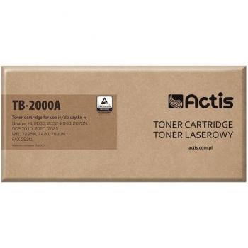 Toner Actis TB‑2000A – Remplacement Brother TN‑2000/TN‑2005 Standard (2500 pages)