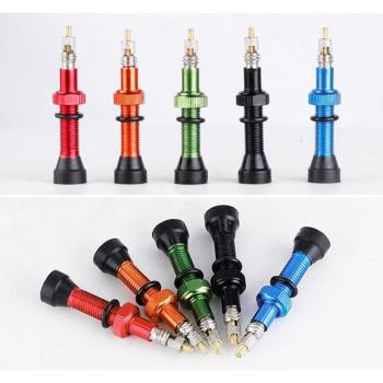 Brass Core Presta Valve Set 48mm 60mm for Bicycle Tubeless Use