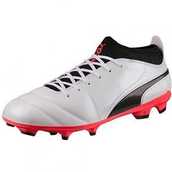 Puma Herren One 17.3 FG Fußballschuhe, Weiß (46 EU)