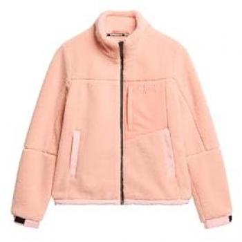 Superdry Chaqueta Trekker femenina con acabado rosado