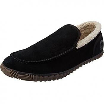 Sorel Men's Dude Moc House Shoes in Black x Black, Size 41.5 EU