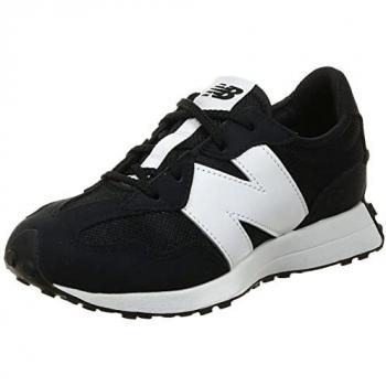 New Balance 327 GS Sneakers Schwarz/Weiß Größe 40