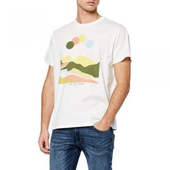 Pepe Jeans T-Shirt Jay Écru X-Small Homme