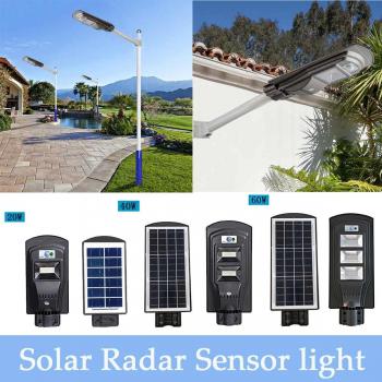 Luz de Jardín Solar LED 40/80/120 Impermeable con Sensor PIR