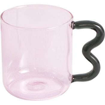 Handcrafted Colorful Glass Coffee Cup