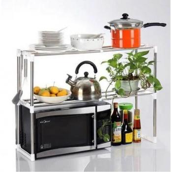 Scaffale multiuso cucina: microonde, forno e utensili