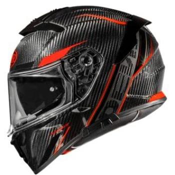 Casco Moto Integrale Premier Devil Carbon ST‑2 XXL (Colori Nero, Rosso)