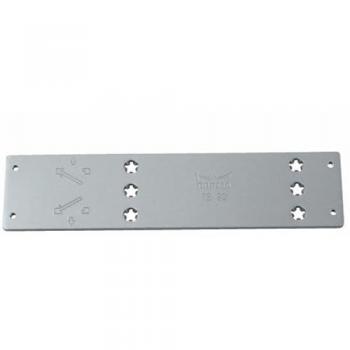 Plaquette de montage TS90 RAL 9006 – Marque DORMA – 4500010002901