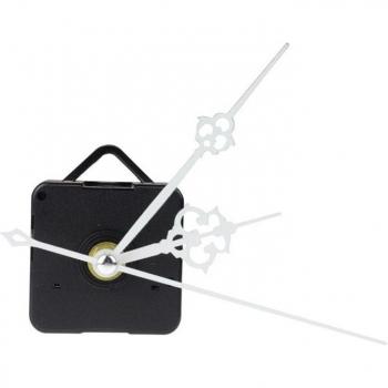 Quartz Clock Movement Replacement with White Hands for DIY