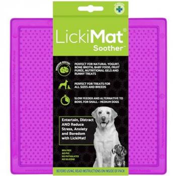 Comedero para Perro Lickimat Morado NO SIZE