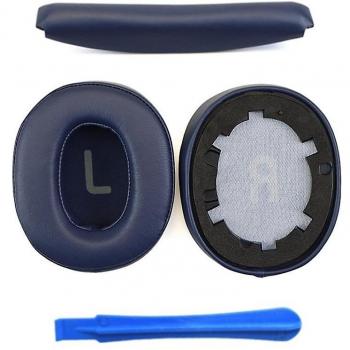 Accessoires pour casque JBL TUNE 700BT / 710BT : coussinets en cuir, mini pied-de-biche et housse de tête multicolore Style A