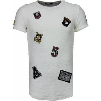 Justing T-Shirt mit Soldaten-Patches Nr
