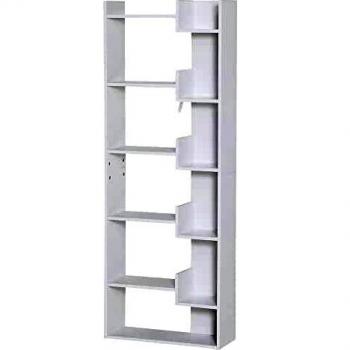 Estantería Antivuelco HOMCOM 6 Niveles 60x21x162,5 cm