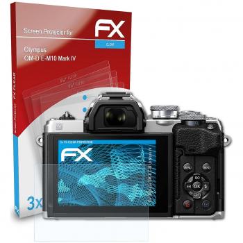 Funda protectora atFoliX 3x para Olympus OM-D E-M10 Mark IV