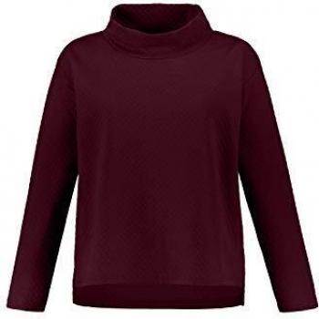 Ulla Popken Oversized Damen Sweatshirt 81-62+ – Aubergine Hell