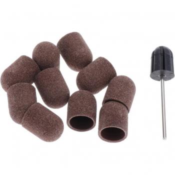 10 Pcs Nail Drill Sanding Bands and Mandrel