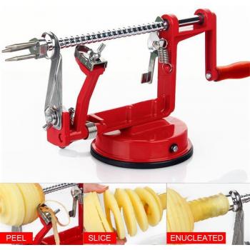 Steel Fruit Slinky Peeler and Corer