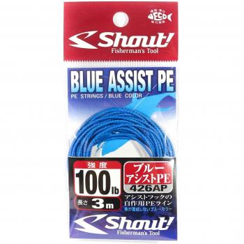 Shout 426-AP Corde PE 3m 100LB Bleu