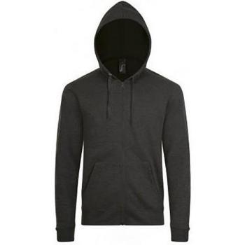 Stone Zip Up Plain Hoodie