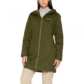 Columbia Wasserdichte Winterjacke für Damen, Autumn Rise Mid, Grün (Nori)