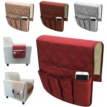 Organiseur Accoudoir TV Portable en Rouille